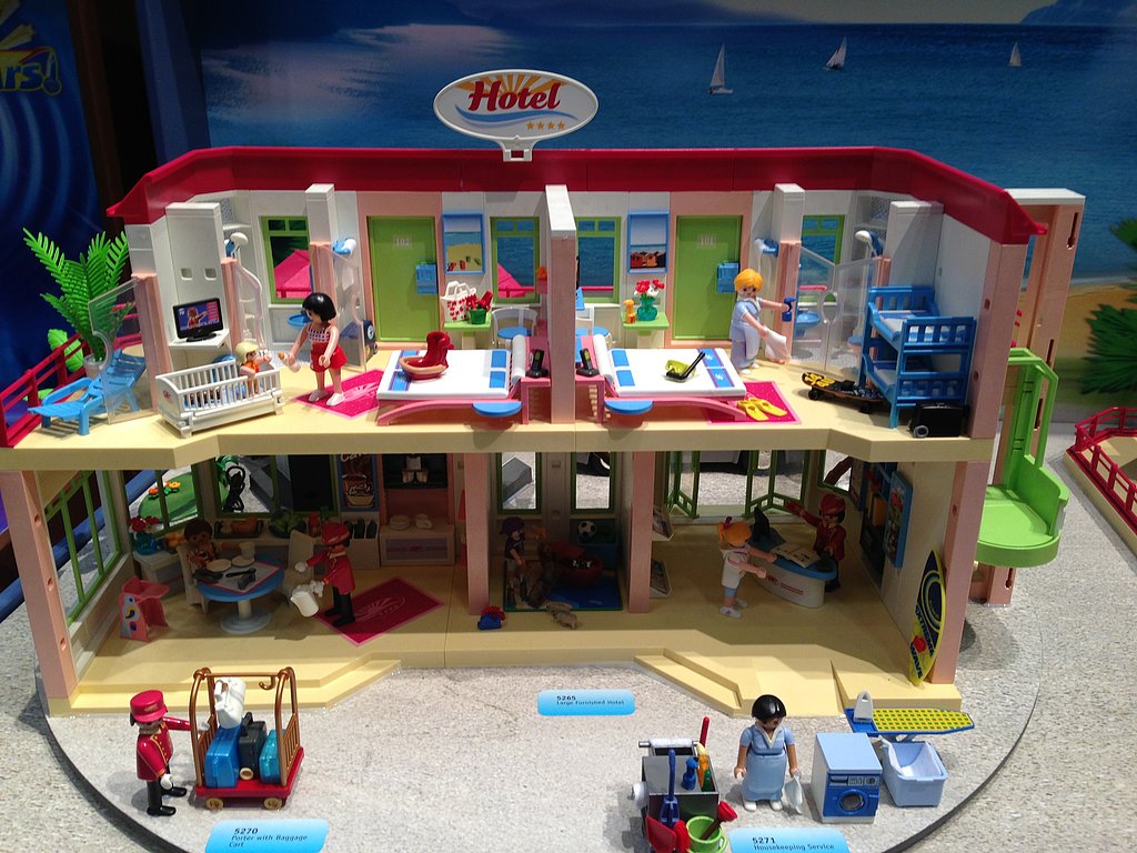 The detailed happenings in each room of Playmobil's Hotel will keep kids busy for hours.
The detailed happenings in each room of Playmobil's Hotel will keep kids busy for hours.