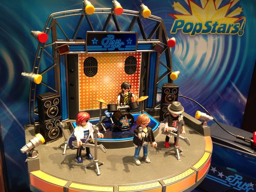 With Playmobil PopStars, you can create your own rock and roll concert — the set plugs into your iPhone or an MP3 player.
With Playmobil PopStars, you can create your own rock and roll concert — the set plugs into your iPhone or an MP3 player.