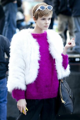 A pretty pixie cut is always a great accessory.
A pretty pixie cut is always a great accessory.