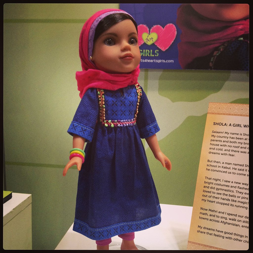 Heart For Heart dolls represent underserved countries around the world. The latest doll in the collection is Shola from Afghanistan.
Heart For Heart dolls represent underserved countries around the world. The latest doll in the collection is Shola from Afghanistan.