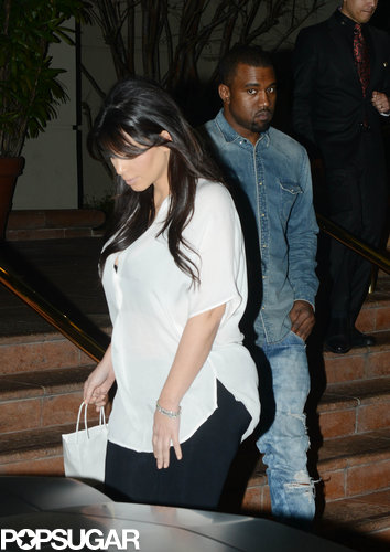Kim and Kanye Have a Valentine's Date For Three Kim and Kanye Have a Valentine's Date For Three