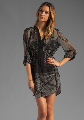 Sanctuary Scarf Shirt Dress