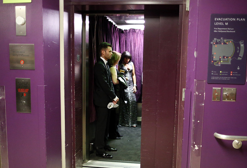 Jennifer Hudson backstage at the 2013 Oscars.
Jennifer Hudson backstage at the 2013 Oscars.