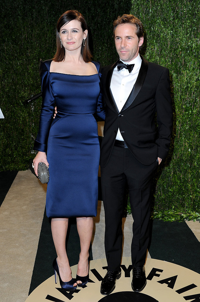 Emily Mortimer and Alessandro Nivola arrived at the Vanity Fair Oscar party on Sunday night.
Emily Mortimer and Alessandro Nivola arrived at the Vanity Fair Oscar party on Sunday night.