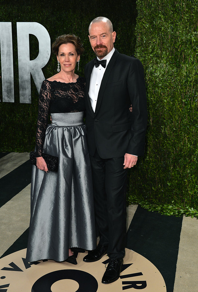 Bryan Cranston and Robin Dearden arrived at the Vanity Fair Oscar party on Sunday night.
Bryan Cranston and Robin Dearden arrived at the Vanity Fair Oscar party on Sunday night.