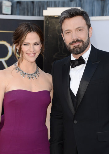 Jennifer Garner and Ben Affleck on the red carpet at the Oscars 2013.
Jennifer Garner and Ben Affleck on the red carpet at the Oscars 2013.