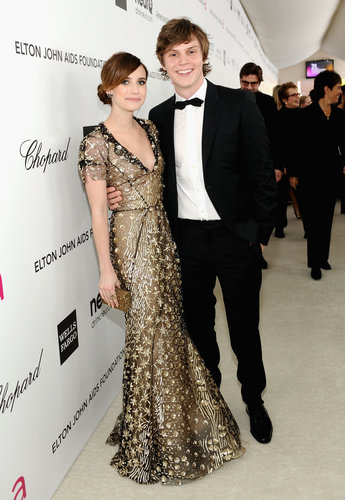 Emma Roberts arrived at Elton John's Oscar party with Evan Peters.
Emma Roberts arrived at Elton John's Oscar party with Evan Peters.