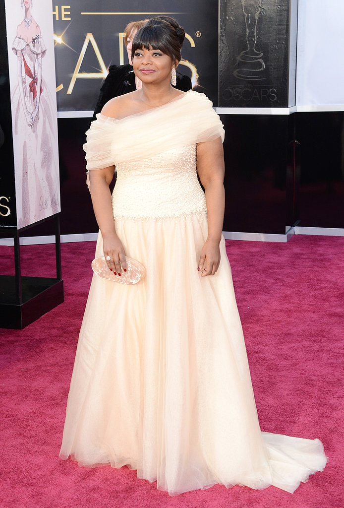 Octavia Spencer on the red carpet at the Oscars 2013.
Octavia Spencer on the red carpet at the Oscars 2013.