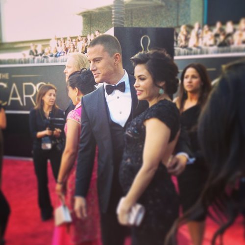 Channing Tatum and wife Jenna Dewan stayed close at the Oscars.
Source: Instagram user theacademy
Channing Tatum and wife Jenna Dewan stayed close at the Oscars.
Source: Instagram user theacademy