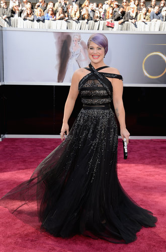 Kelly Osbourne on the red carpet at the Oscars 2013.
Kelly Osbourne on the red carpet at the Oscars 2013.