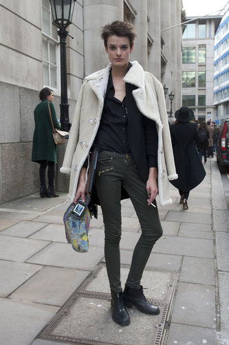 London Fashion Week Street Style Fall 2013 London Fashion Week Street Style Fall 2013