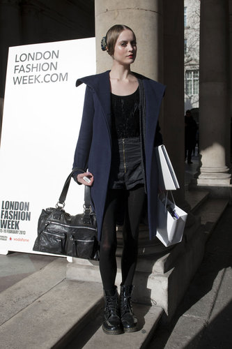 London Fashion Week Street Style Fall 2013 London Fashion Week Street Style Fall 2013