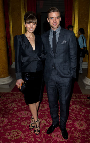 Justin Timberlake and Jessica Biel attended the Tom Ford Fall 2013 runway show in London in February.
Justin Timberlake and Jessica Biel attended the Tom Ford Fall 2013 runway show in London in February.