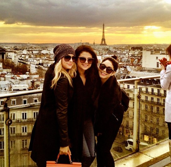 Selena Gomez, Ashley Benson, and Vanessa Hudgens took a photo together in front of the Eiffel Tower.
Source: Twitter user SelenaGomez
Selena Gomez, Ashley Benson, and Vanessa Hudgens took a photo together in front of the Eiffel Tower.
Source: Twitter user SelenaGomez