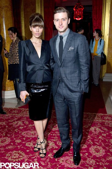 Jessica Biel and Justin Timberlake attended the Tom Ford show on Monday.
Jessica Biel and Justin Timberlake attended the Tom Ford show on Monday.
