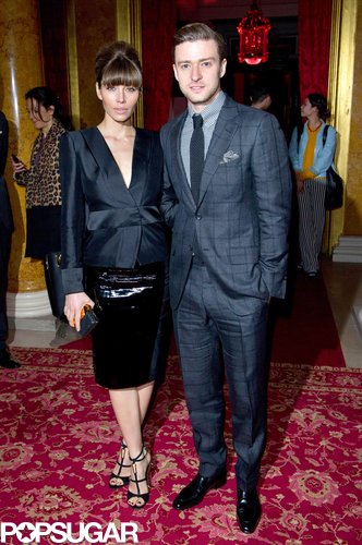 Jessica Biel and Justin Timberlake attended the Tom Ford show on Monday.
Jessica Biel and Justin Timberlake attended the Tom Ford show on Monday.