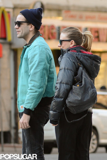 Scarlett Johansson and Romain Dauriac walked through the East Village.
Scarlett Johansson and Romain Dauriac walked through the East Village.