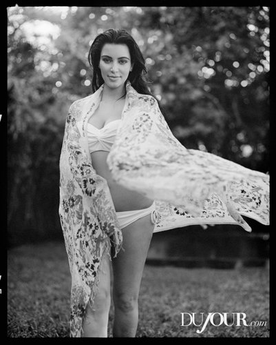 Kim Kardashian showed off her baby body in DuJour magazine's Spring issue.
Source: Bruce Weber for DuJour magazine
Kim Kardashian showed off her baby body in DuJour magazine's Spring issue.
Source: Bruce Weber for DuJour magazine