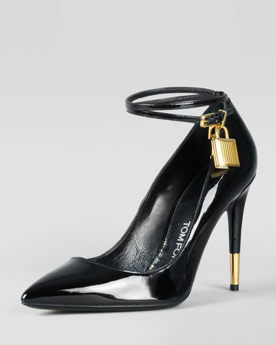 Tom Ford Padlock Ankle-Strap Pump