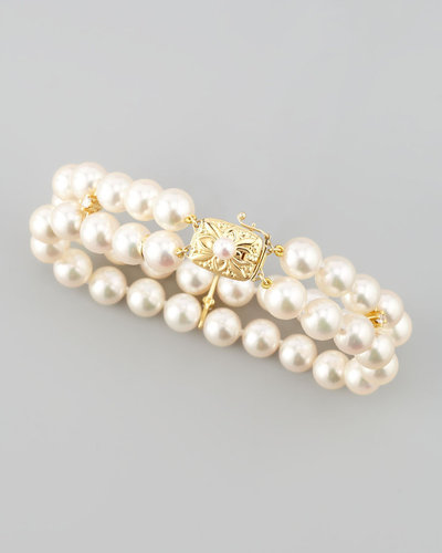 MIKIMOTO Double-Strand Roundel Bracelet