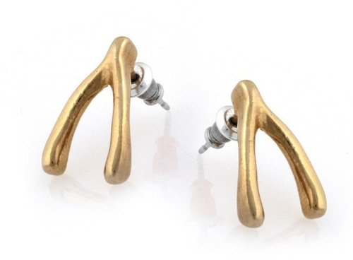 Belle Noel By Kim Kardashian Wishbone Stud Earrings