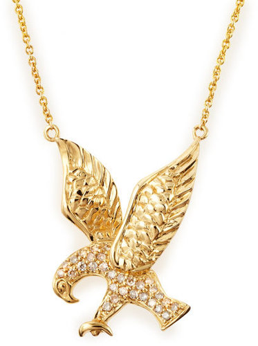 Sydney Evan Pave Eagle Necklace