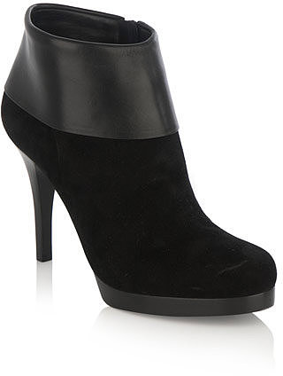 Balenciaga Siv to pelle ankleboots
