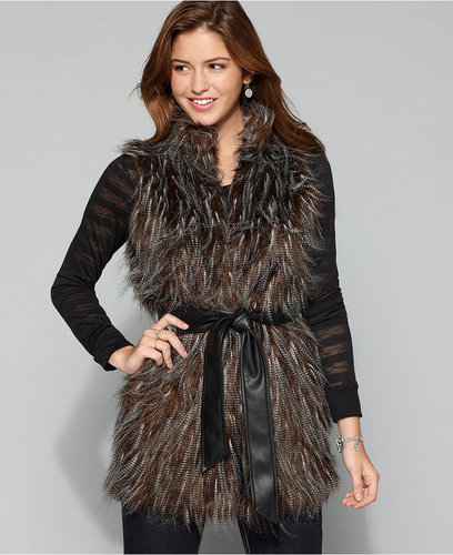 Brown Fur Vest