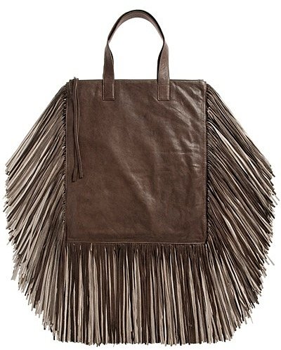 Barbara Boner - Ginger Fringed Calfskin Leather Tote