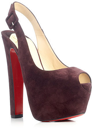 Christian Louboutin Tartarina 160mm suede pumps