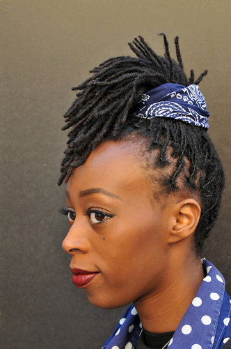 We can't get over the clever way this woman used a bandanna to style her braids in a hair-raising way.
We can't get over the clever way this woman used a bandanna to style her braids in a hair-raising way.
