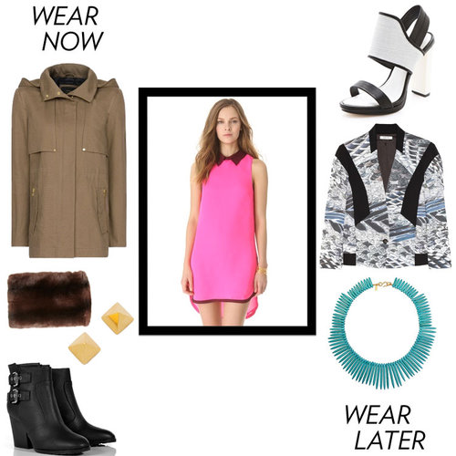 What to Wear With a Pink Dress 2013