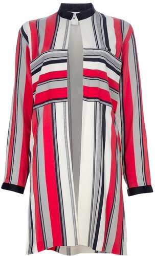 Beatrice Di Borbone Vintage Striped coat