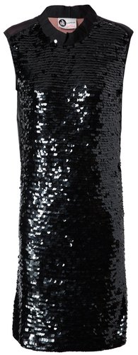 Lanvin Appliquéd sequin dress