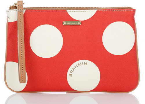 Brahmin Sally Polka Dot Pouch