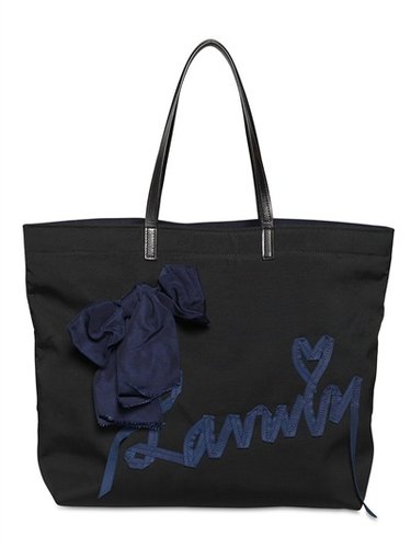 Cabas 10 Years Ottoman & Grosgrain Tote
