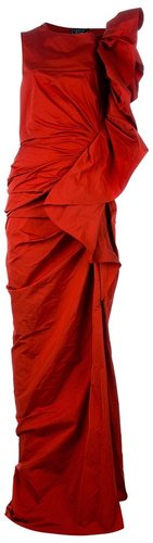 Lanvin Gathered evening dress