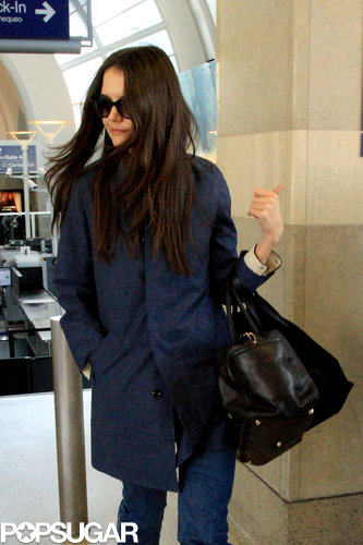 Katie Holmes Touches Down With Her Holmes & Yang Business Partner Katie Holmes Touches Down With Her Holmes & Yang Business Partner