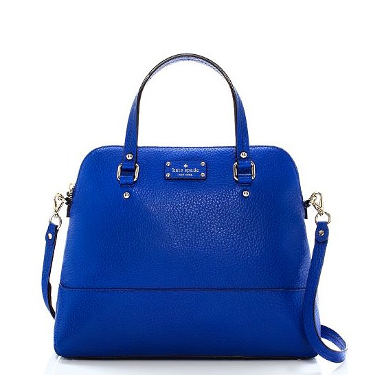 Nothing beats the gorgeous cobalt hue on this Kate Spade Grove Court satchel ($327, originally $468).
Nothing beats the gorgeous cobalt hue on this Kate Spade Grove Court satchel ($327, originally $468).