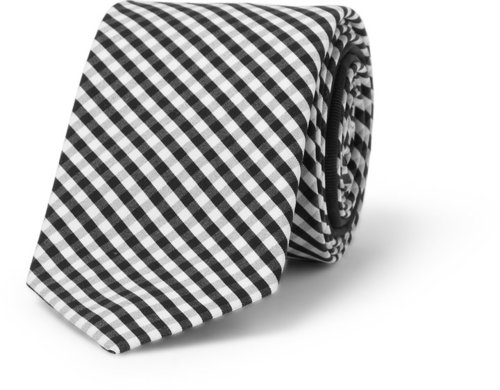 Burberry Prorsum Slim Gingham Check Cotton Tie