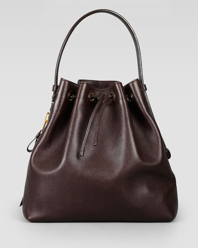 Tom Ford Drawstring-Top Bucket Bag