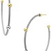 Charriol 'Nautical Cable' Hoop Earrings