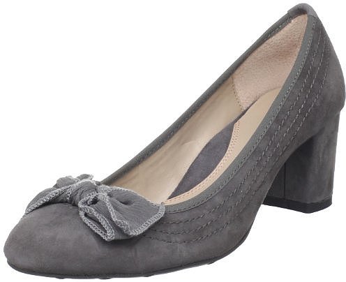 Grey Bow Heels