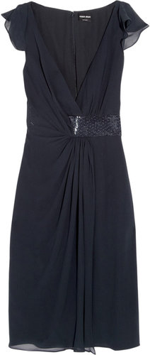 Giorgio Armani Beaded silk dress
