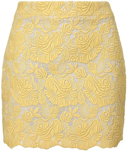 Stella Mccartney Macramé lace mini-skirt