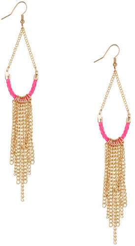Forever 21 Woven Drop Earrings