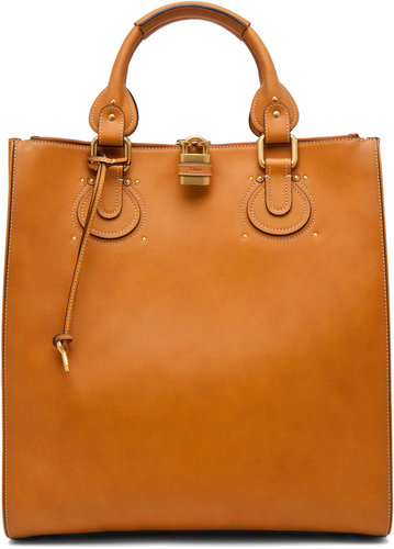 Chloe Aurore Tote in Caramel