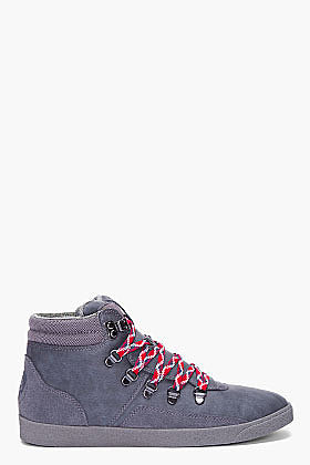 DIESEL Grey Fastner II Sneakers