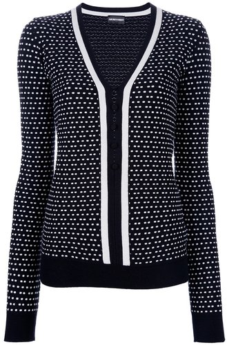 Emporio Armani dot cardigan