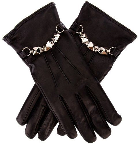 Valentino stud and chain glove